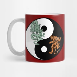 Tiger and Dragon Yin Yang Mug